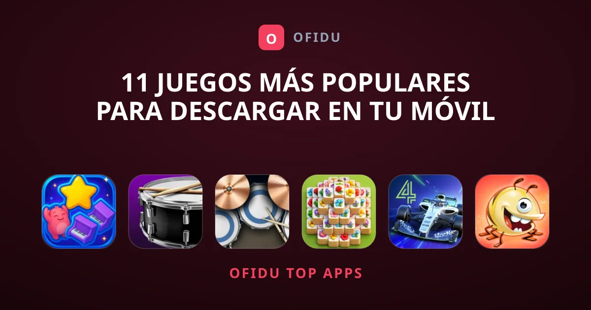 11 Juegos Más Populares para Descargar en tu Móvil